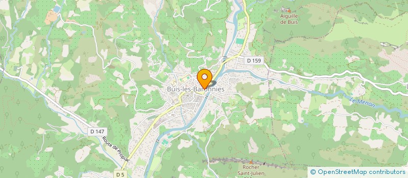 localisation de l'entreprise MAISON ARNAUD  BUIS-LES-BARONNIES