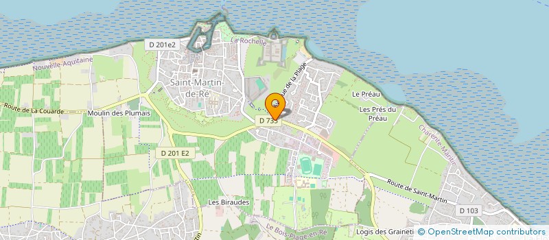 localisation de l'entreprise MAISON ARSEN  SAINT-MARTIN-DE-RE