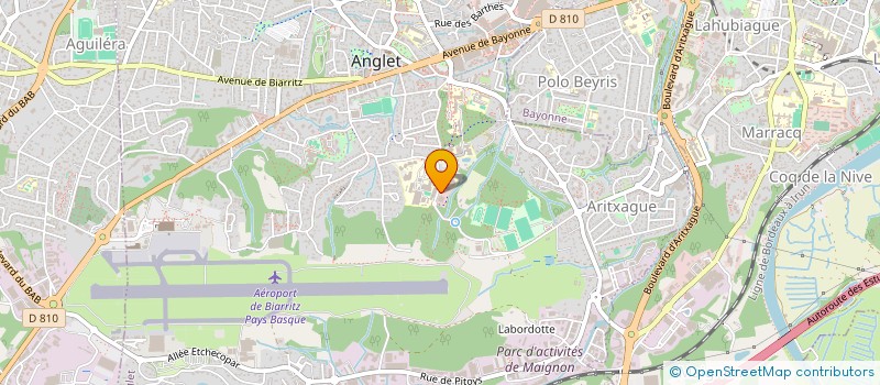 localisation de l'entreprise MAISON ARTEA  ANGLET