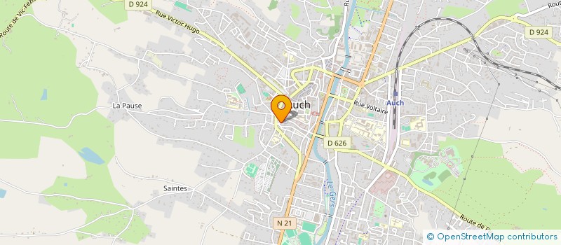 localisation de l'entreprise MAISON ARTESAGE  AUCH