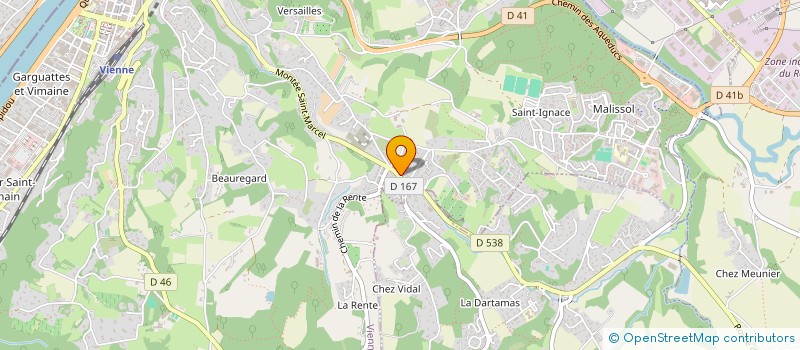 localisation de l'entreprise MAISON ARTHAUD à VIENNE