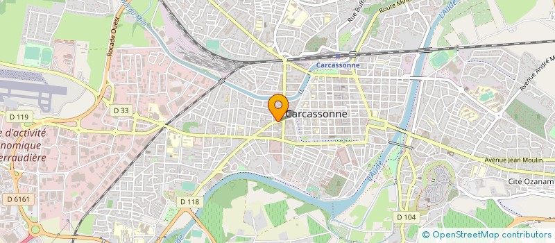 localisation de l'entreprise MAISON ARTISANAL DE L'AUDE à CARCASSONNE