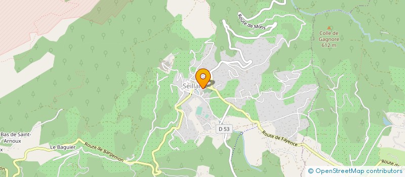 localisation de l'entreprise MAISON ARTISANALE SEILLANNAISE  SEILLANS