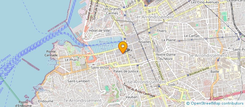 localisation de l'entreprise MAISON ARTISANAT METIERS D'ART à MARSEILLE