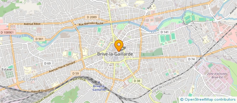 localisation de l'entreprise MAISON ARTISANAT PAYS DE BRIVE à BRIVE-LA-GAILLARDE
