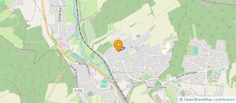 localisation de l'entreprise MAISON AS  BETHONCOURT
