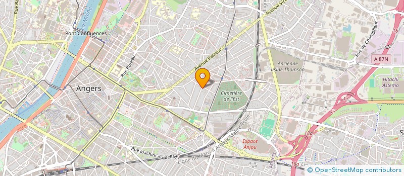 localisation de l'entreprise MAISON ASLI à ANGERS