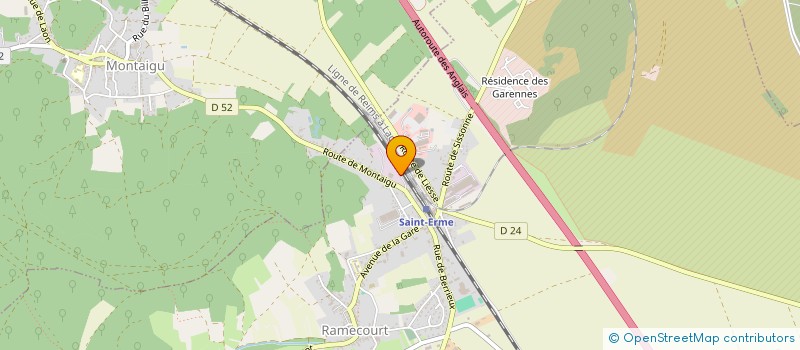 localisation de l'entreprise MAISON ASSISTANTES MATERNELLES FEES DES BULLES  SAINT-ERME-OUTRE-ET-RAMECOURT