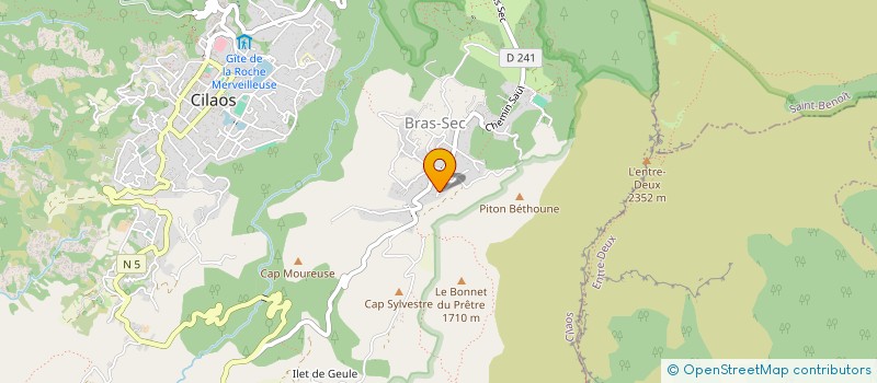 localisation de l'entreprise MAISON ASSOCIATION INSERTION ET EMPLOI à CILAOS