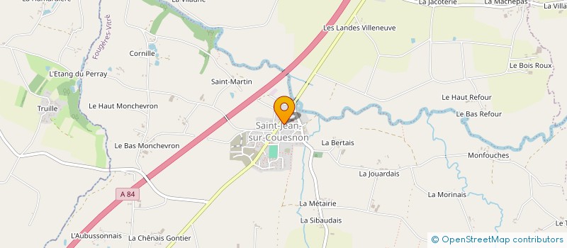 localisation de l'entreprise MAISON AUBIN  RIVES-DU-COUESNON