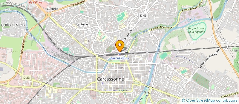 localisation de l'entreprise MAISON AUDOISE DU CHIRURGIEN DENTISTE à CARCASSONNE