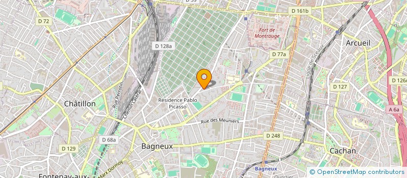 localisation de l'entreprise MAISON AUFRERE - RAVIZZA à BAGNEUX