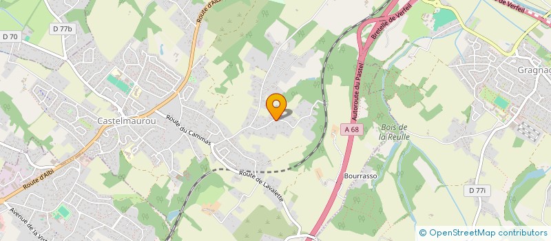 localisation de l'entreprise MAISON AUX CRAYONS  CASTELMAUROU