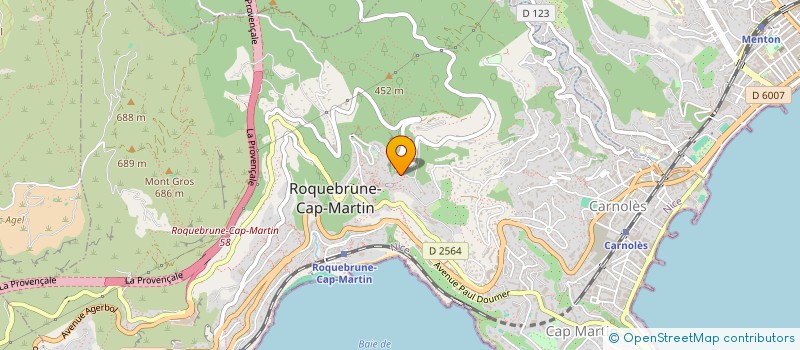 localisation de l'entreprise MAISON AVRIL 1999 à ROQUEBRUNE CAP MARTIN