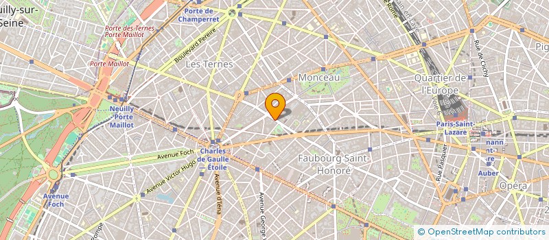 localisation de l'entreprise MAISON AZUL KLEBER  PARIS