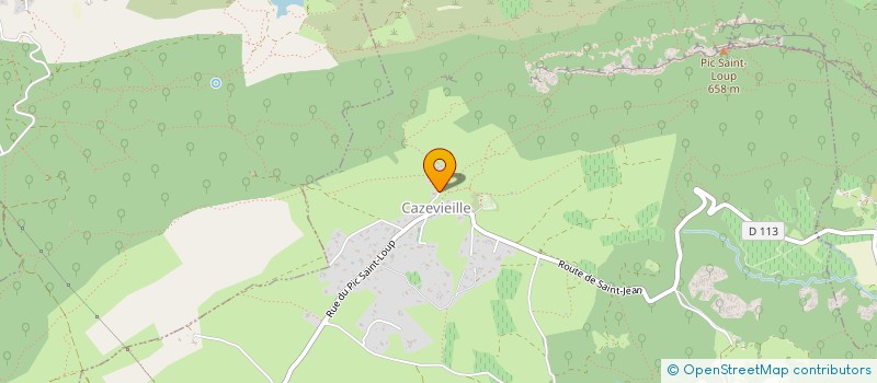 localisation de l'entreprise MAISON AZURE  CAZEVIEILLE