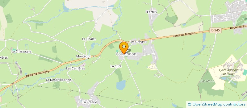 localisation de l'entreprise MAISON B  COULANDON