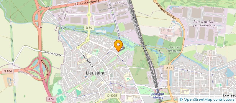 localisation de l'entreprise MAISON B'L  LIEUSAINT