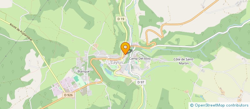 localisation de l'entreprise MAISON BACH  CAYLUS