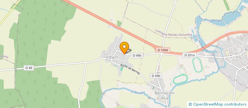 localisation de l'entreprise MAISON BACHELIN  BERNAY-VILBERT