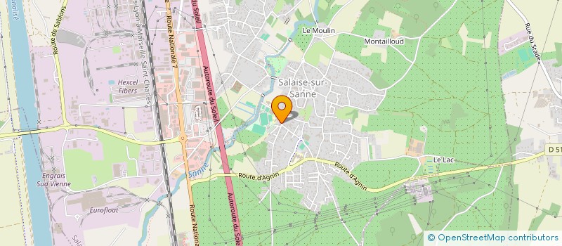 localisation de l'entreprise MAISON BADOR  SALAISE-SUR-SANNE