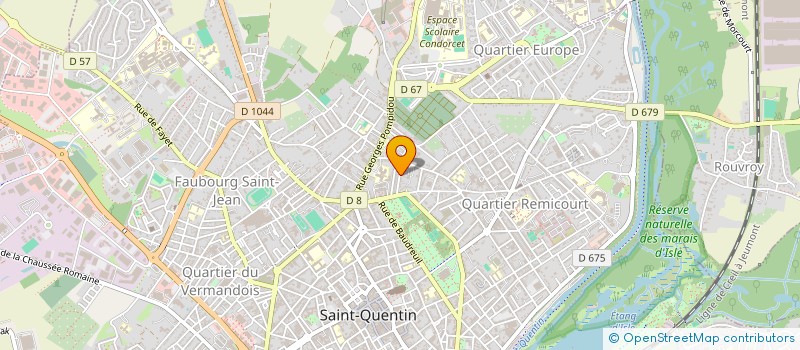 localisation de l'entreprise MAISON BAILLEUX  SAINT QUENTIN