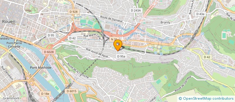 localisation de l'entreprise MAISON BARNEY à ROUEN