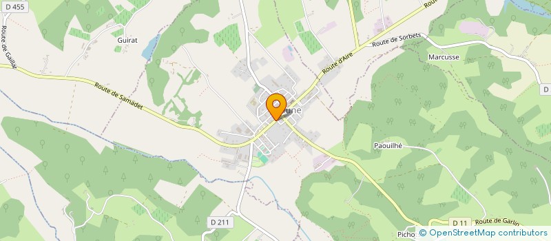 localisation de l'entreprise MAISON BARON  GEAUNE