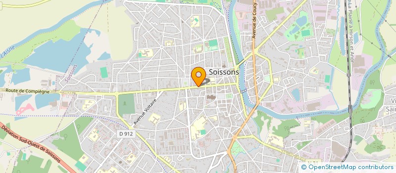 localisation de l'entreprise MAISON BAROTEAUX à SOISSONS