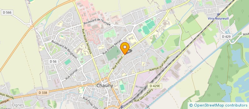 localisation de l'entreprise MAISON BASSO  CHAUNY