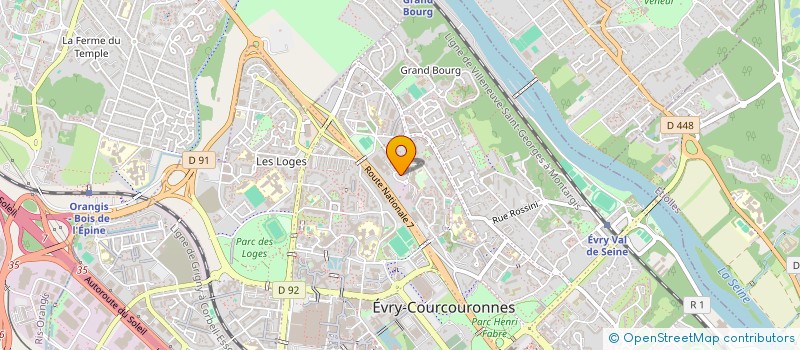 localisation de l'entreprise MAISON BATIATUS à EVRY-COURCOURONNES