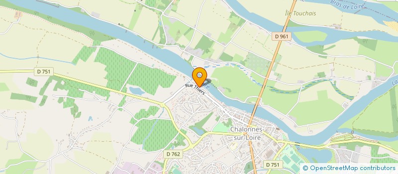 localisation de l'entreprise MAISON BATIMENT ENVIRONNEMENT à CHALONNES-SUR-LOIRE