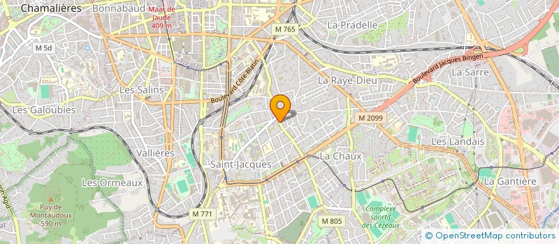 localisation de l'entreprise MAISON BATTUT JEAN à CLERMONT-FERRAND