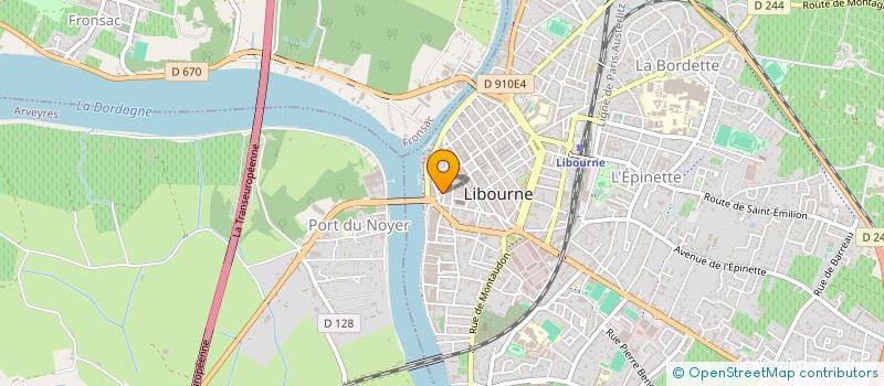 localisation de l'entreprise MAISON BAYLET à LIBOURNE