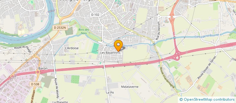 localisation de l'entreprise MAISON BDP  BOURG-DE-PEAGE