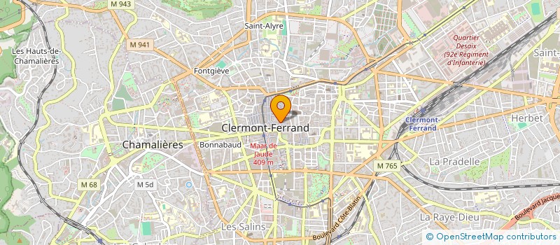 localisation de l'entreprise MAISON BEAULATON  CLERMONT-FERRAND