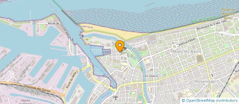 localisation de l'entreprise MAISON BEAUTE à DUNKERQUE