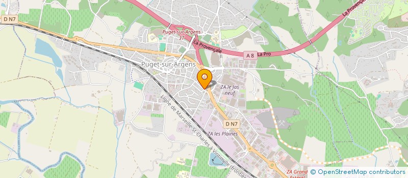 localisation de l'entreprise MAISON BEAUTE COIFFURE  PUGET-SUR-ARGENS