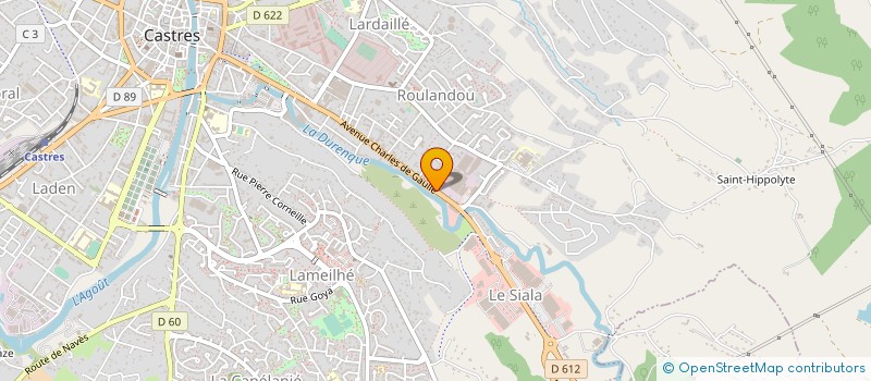 localisation de l'entreprise MAISON BEGA à CASTRES