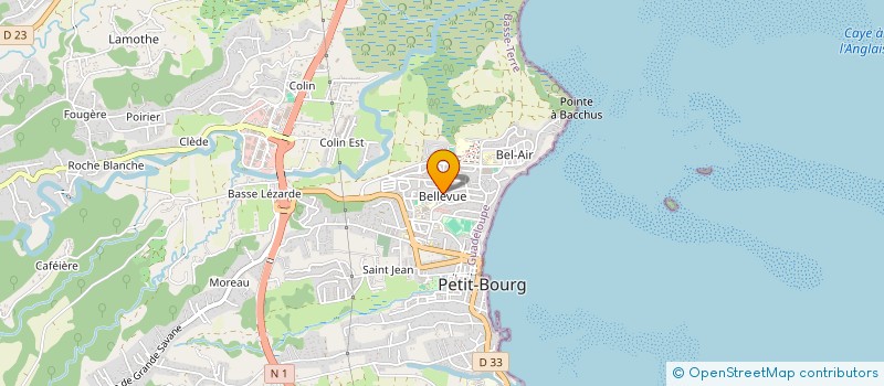 localisation de l'entreprise MAISON BELLEVUE  PETIT-BOURG