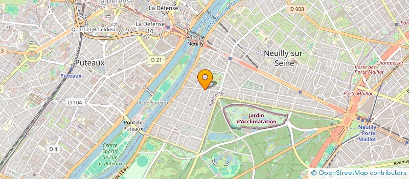 localisation de l'entreprise MAISON BEN à NEUILLY-SUR-SEINE