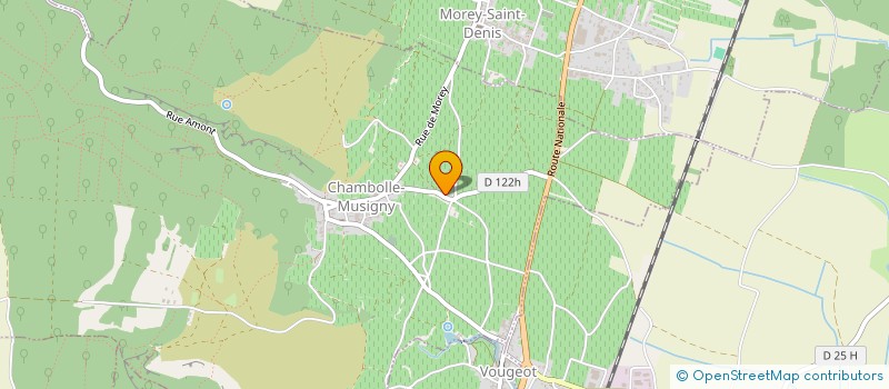 localisation de l'entreprise MAISON BENJAMIN ROBLOT à CHAMBOLLE-MUSIGNY