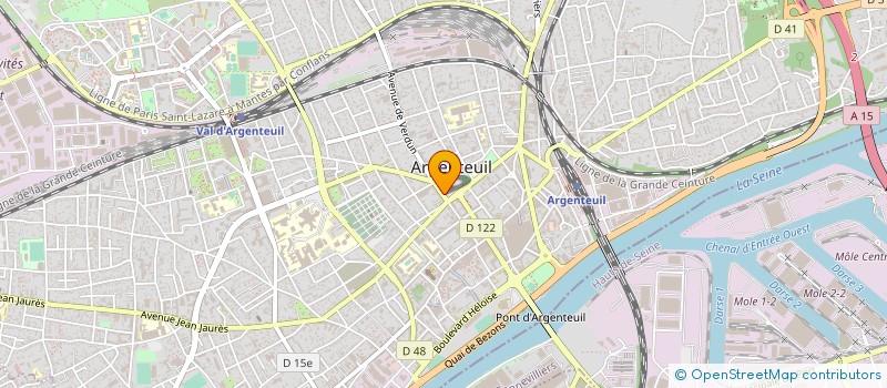 localisation de l'entreprise MAISON BENJEDIANE ARGENTEUIL  ARGENTEUIL