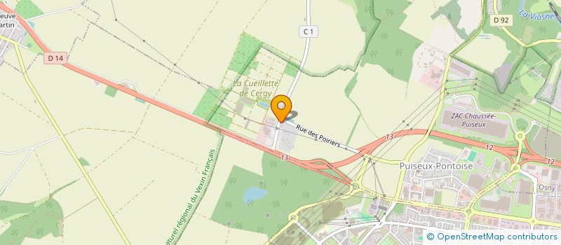 localisation de l'entreprise MAISON BERNIER à PUISEUX-PONTOISE