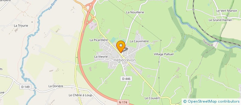 localisation de l'entreprise MAISON BESNARD  THEREVAL