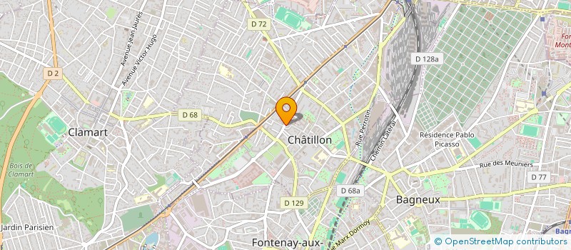 localisation de l'entreprise MAISON BESNIER à CHATILLON