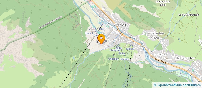 localisation de l'entreprise MAISON BESSOULIE à LA SALLE-LES-ALPES