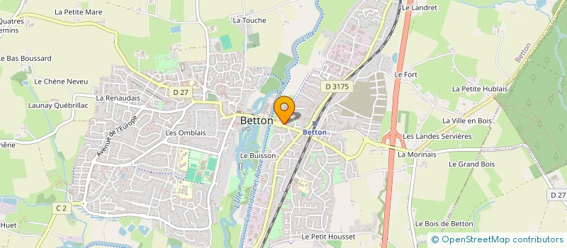 localisation de l'entreprise MAISON BIDAULT 2 à BETTON