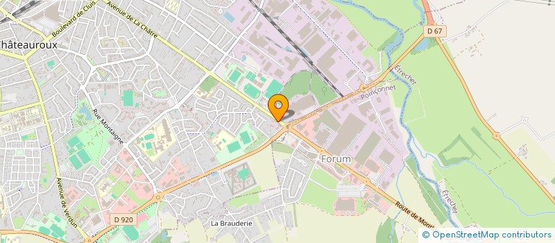 localisation de l'entreprise MAISON BIEN ETRE SARL à CHATEAUROUX