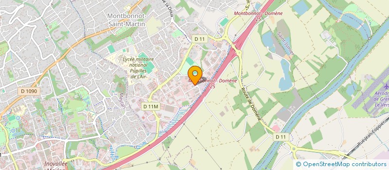 localisation de l'entreprise MAISON BIEN ISOLEE CV  MONTBONNOT-SAINT-MARTIN